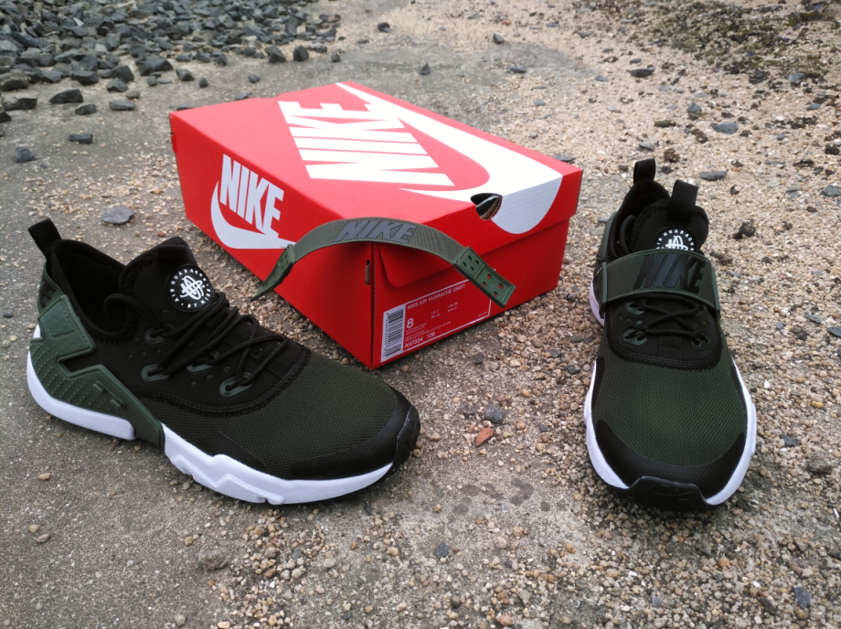 Nike Air Huarache 6 Bandage Army Green Black Shoes